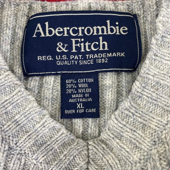 Share VTG Abercrombie & Fitch Sweater | Ribbed | Wool Blend - Picture 3 of 10